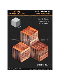 Vỉ Gỗ Keo 3D